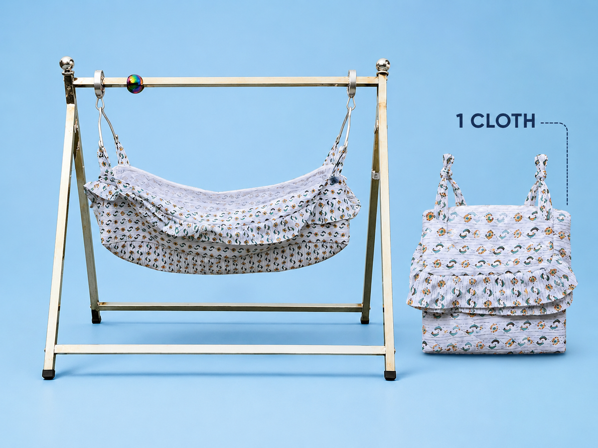 BABY CRADLE -- JHULANGI | Stainless Steel || Cube Pipe