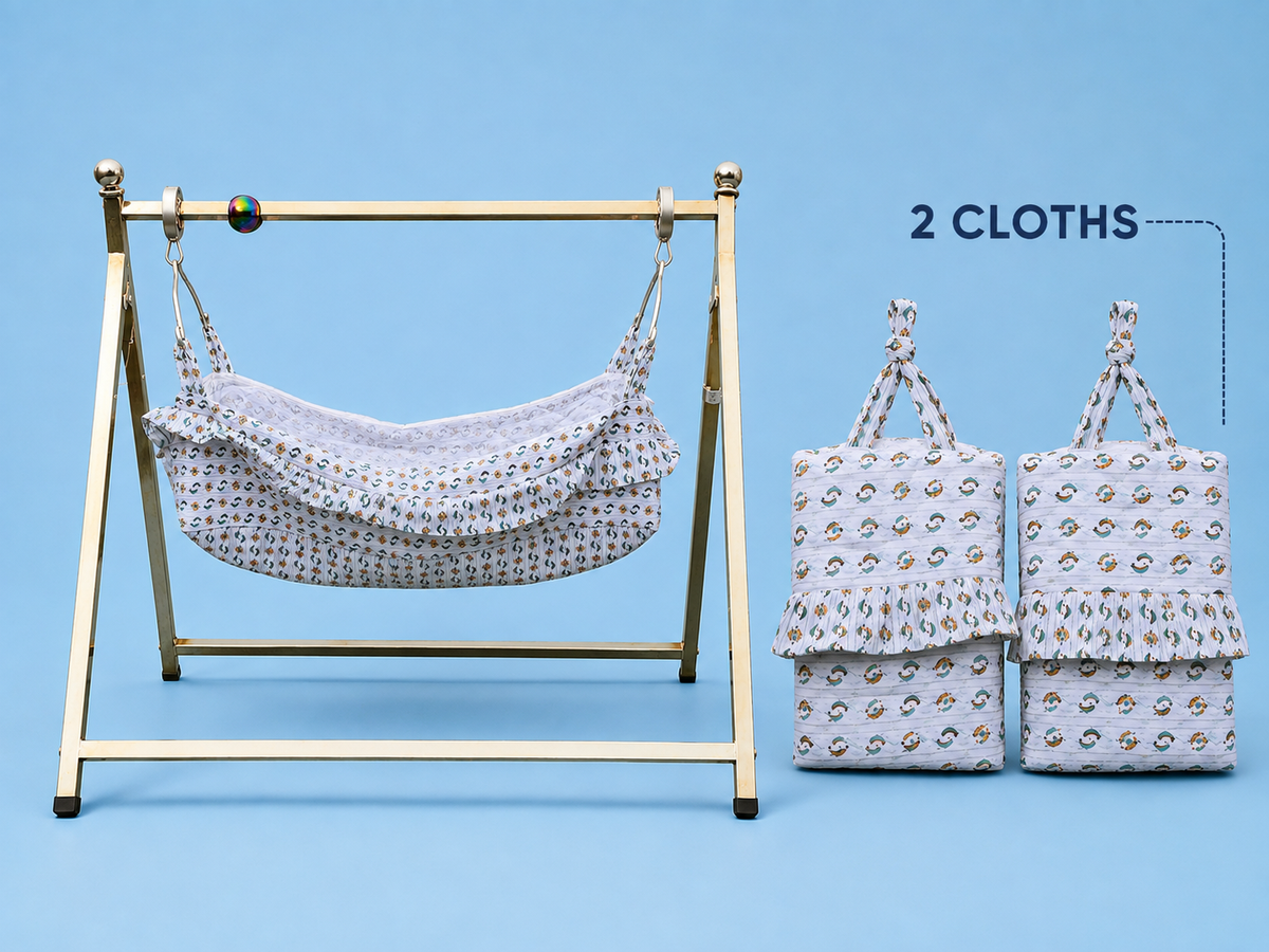 BABY CRADLE -- JHULANGI | Stainless Steel || Cube Pipe