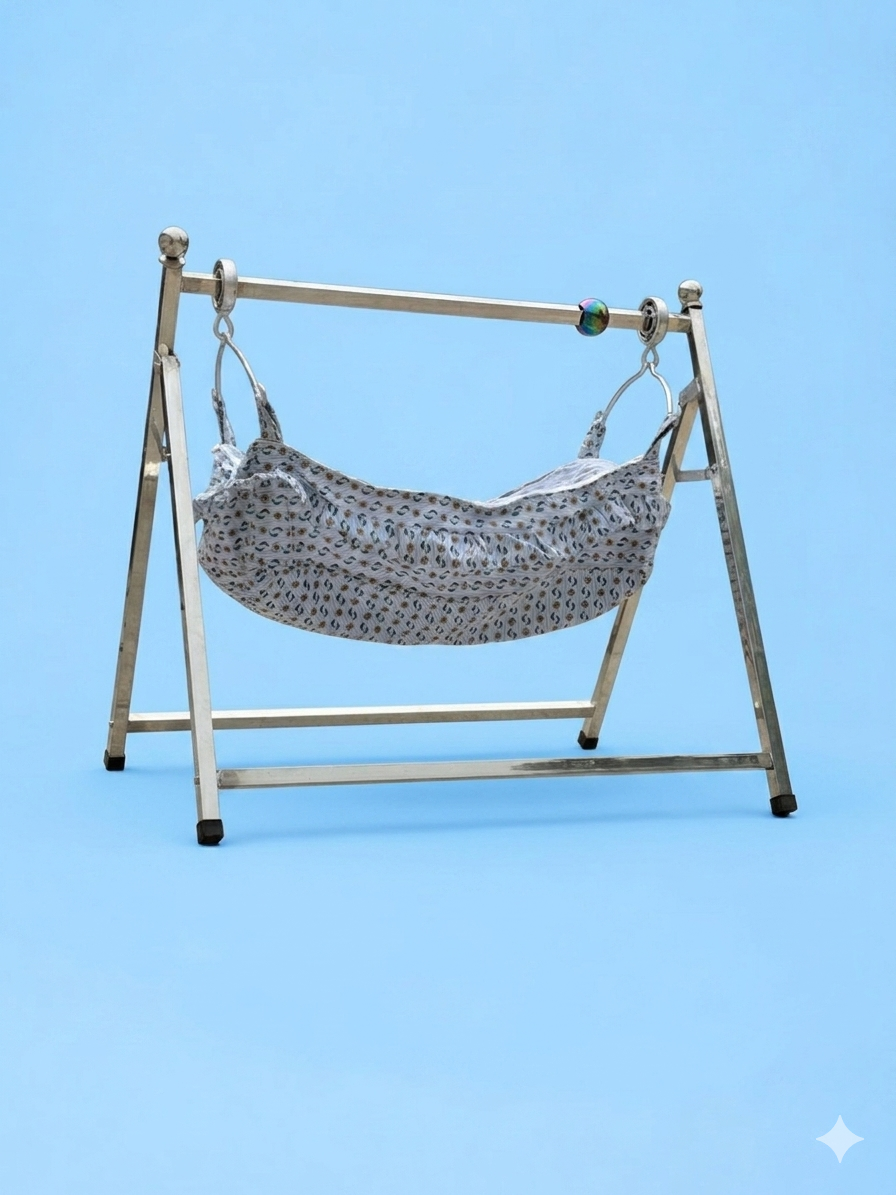 BABY CRADLE -- JHULANGI | Stainless Steel || Cube Pipe