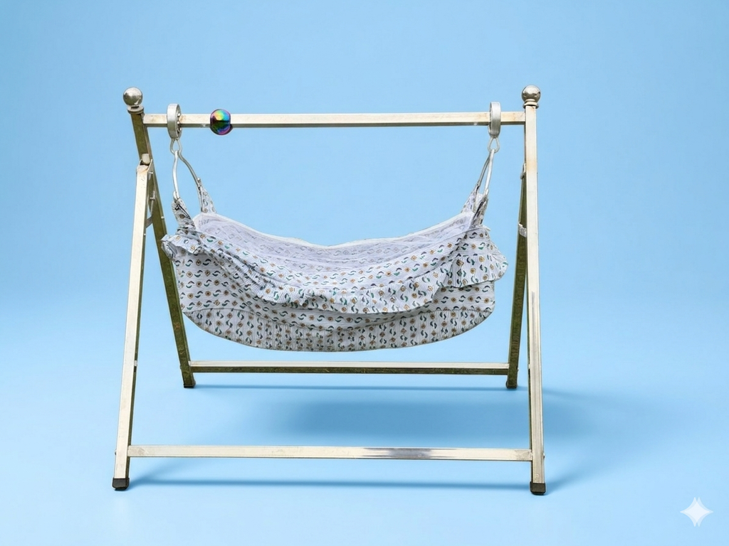BABY CRADLE -- JHULANGI | Stainless Steel || Cube Pipe
