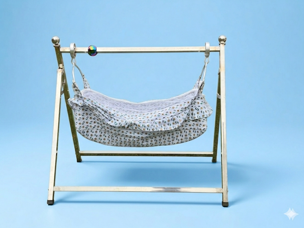 BABY CRADLE -- JHULANGI | Stainless Steel || Cube Pipe