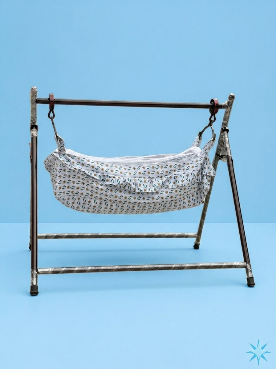 BABY CRADLE -- JHULANGI | Iron Metal || Round Pipe
