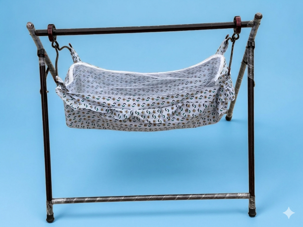 BABY CRADLE -- JHULANGI | Iron Metal || Round Pipe
