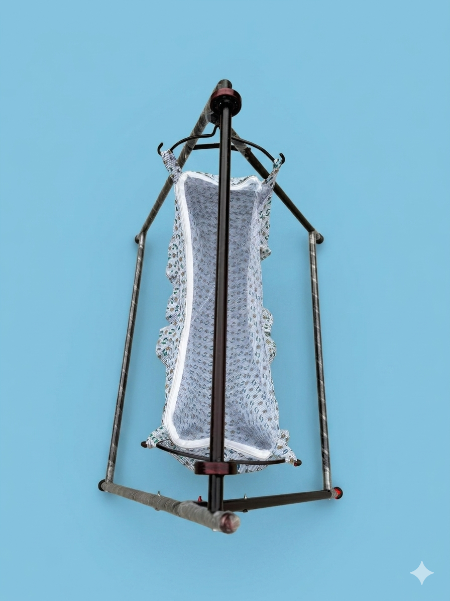 BABY CRADLE -- JHULANGI | Iron Metal || Round Pipe