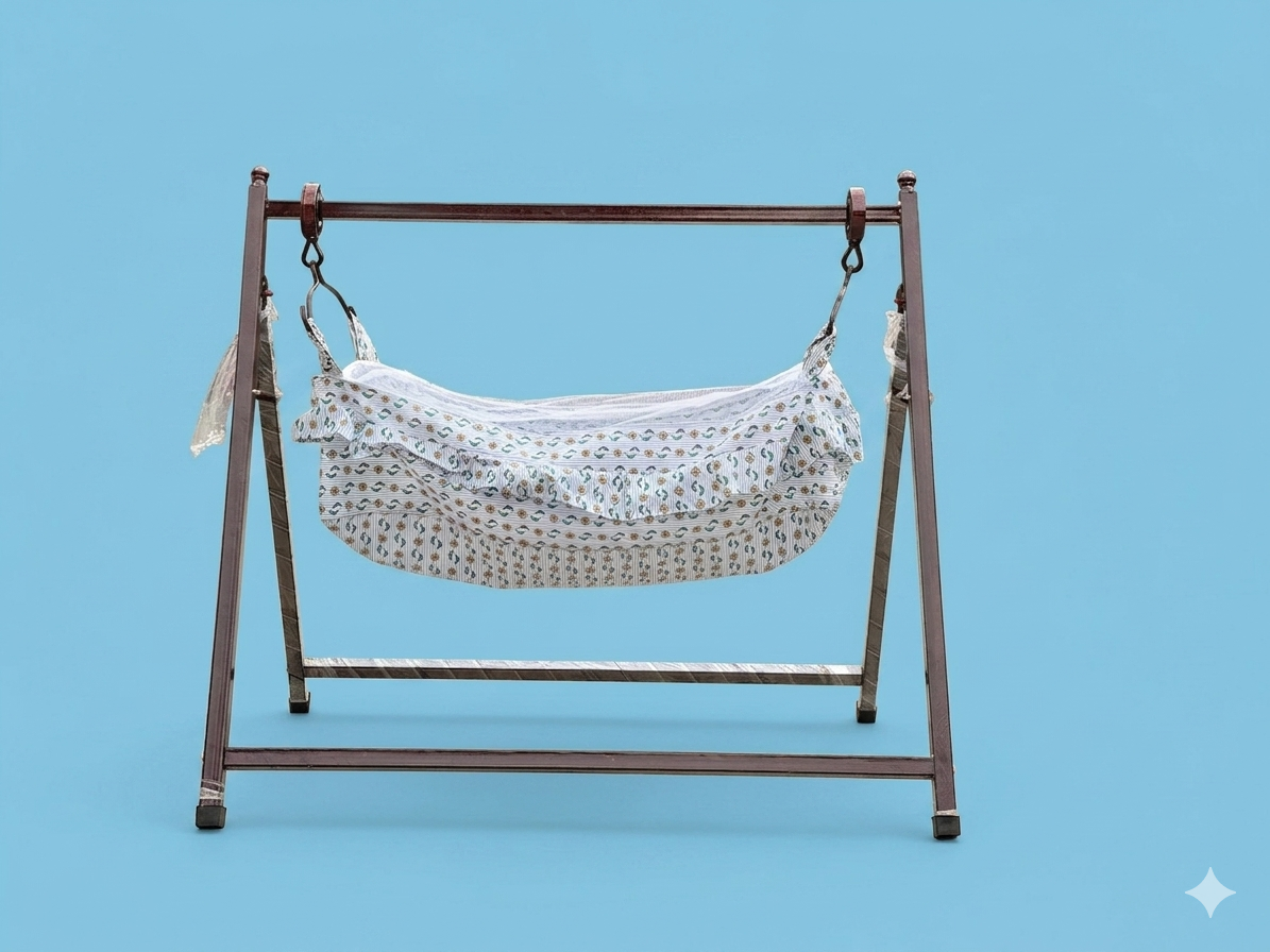 Iron Baby Jhulangi –- Cube/Square Shaped Pipe