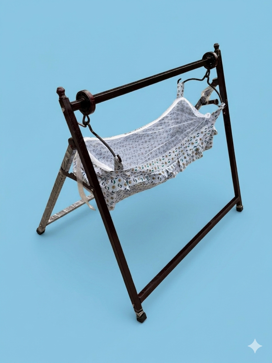 BABY CRADLE -- JHULANGI | Iron Metal || Cube Pipe