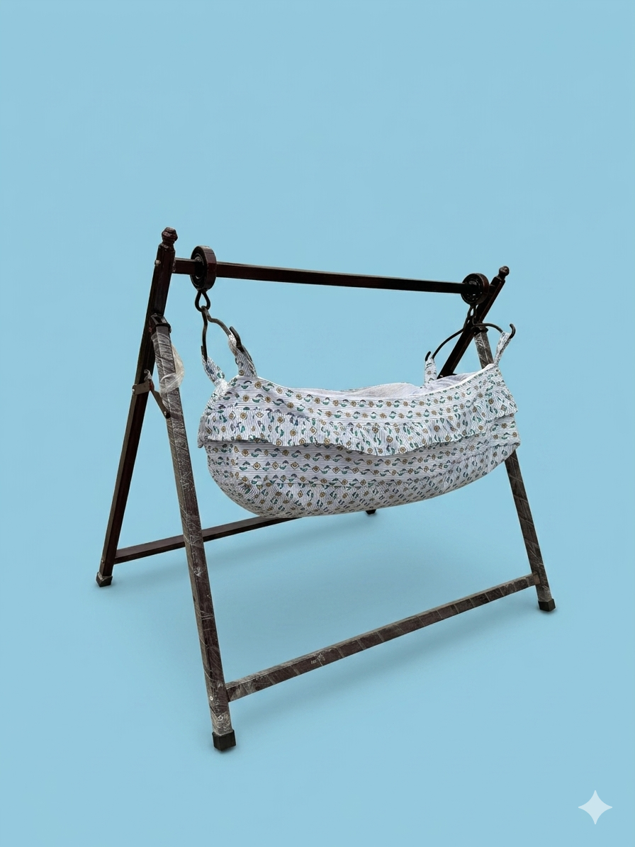 BABY CRADLE -- JHULANGI | Iron Metal || Cube Pipe