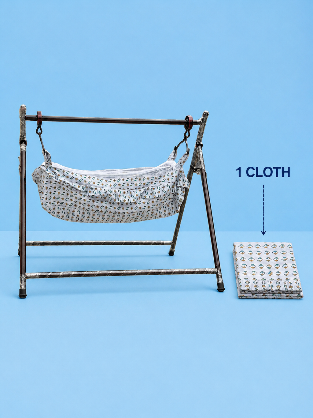 BABY CRADLE -- JHULANGI | Iron Metal || Round Pipe