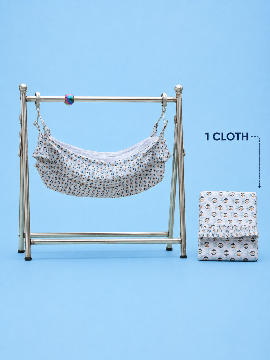 BABY CRADLE -- JHULANGI | STAINLESS STEEL || Round Pipe