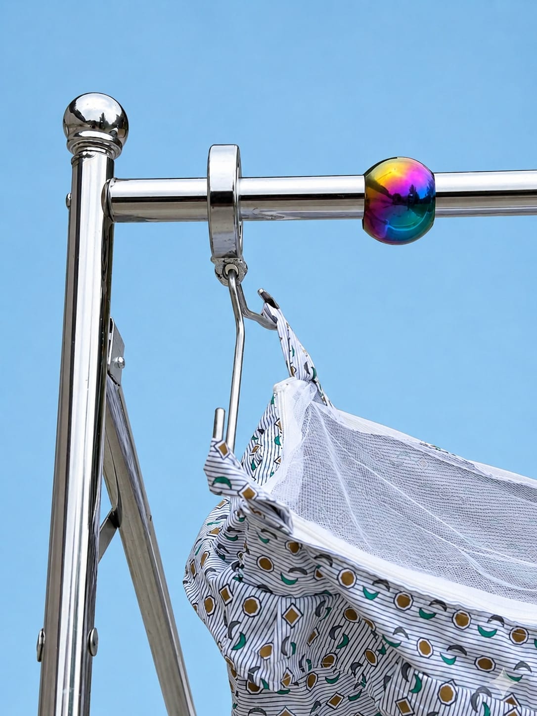BABY CRADLE -- JHULANGI | STAINLESS STEEL || Round Pipe
