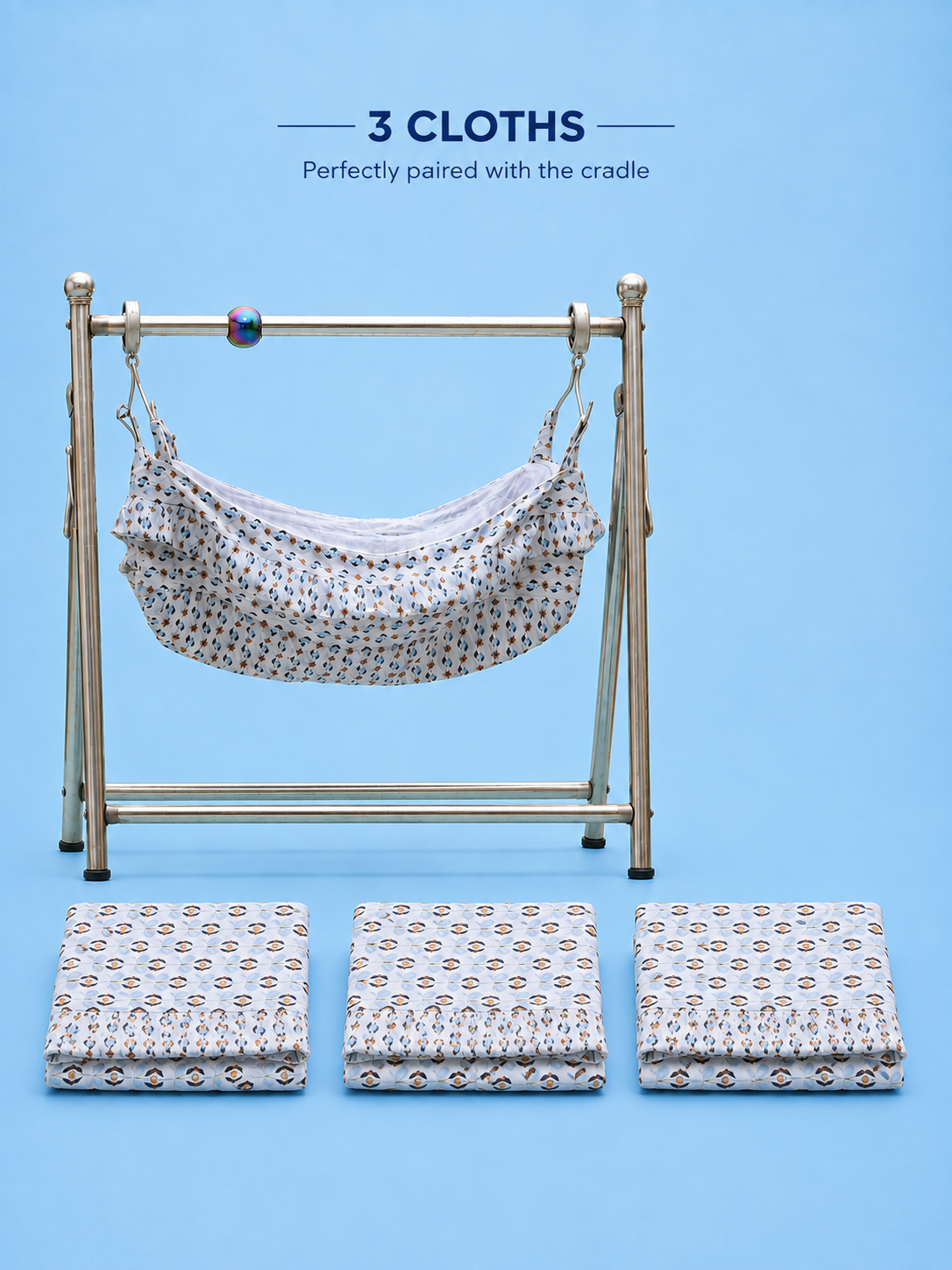 BABY CRADLE -- JHULANGI | STAINLESS STEEL || Round Pipe