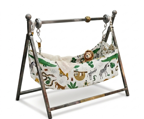 BABY CRADLE -- JHULANGI | STAINLESS STEEL || Cube Shaped Pipe